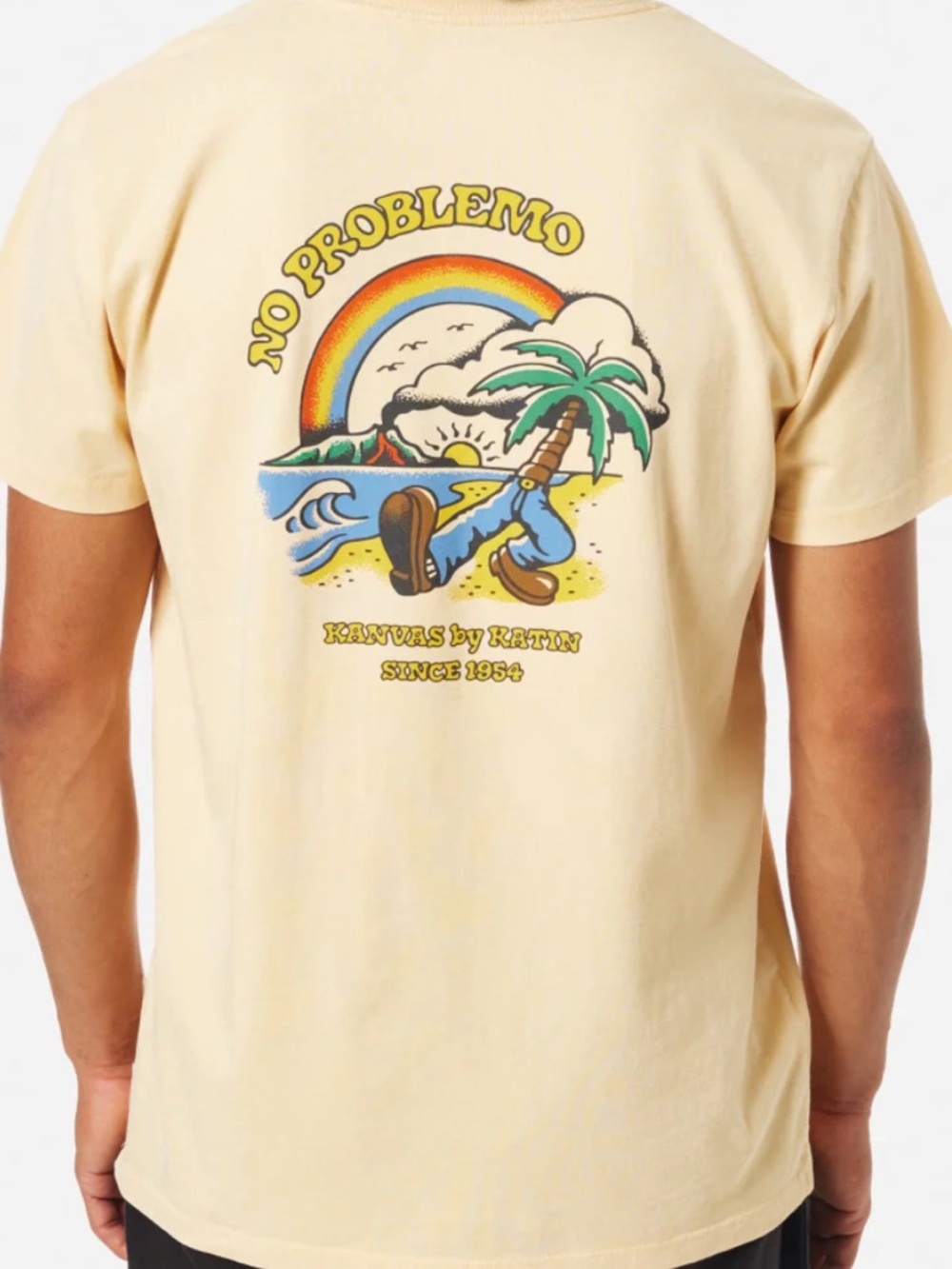 KATIN  No Problemo Graphic Tee - Cream! M